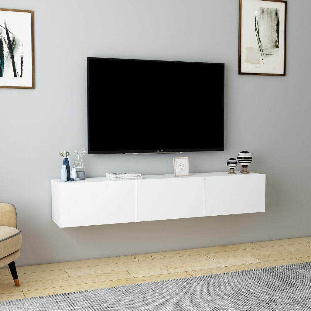 Hanah Home TV komoda Denby, 160x29,6x31,4 cm, bijela