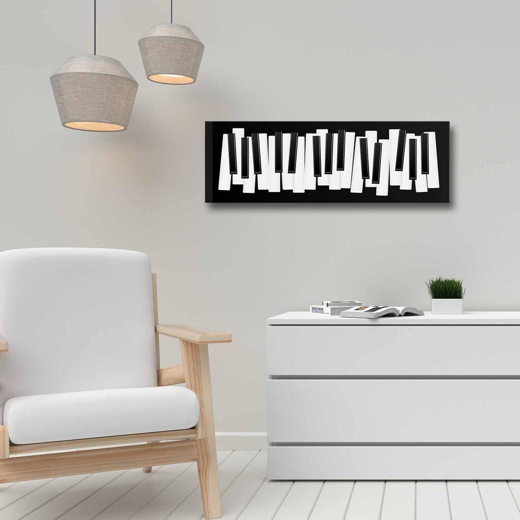 Wallity Dekorativna slika na platnu, 30x90cm, Šareno