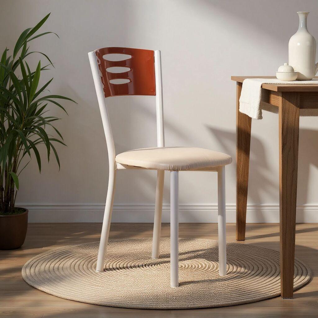 Hanah Home Set trpezarijskih stolica Polo - 1301, 2 dijela, Bijela