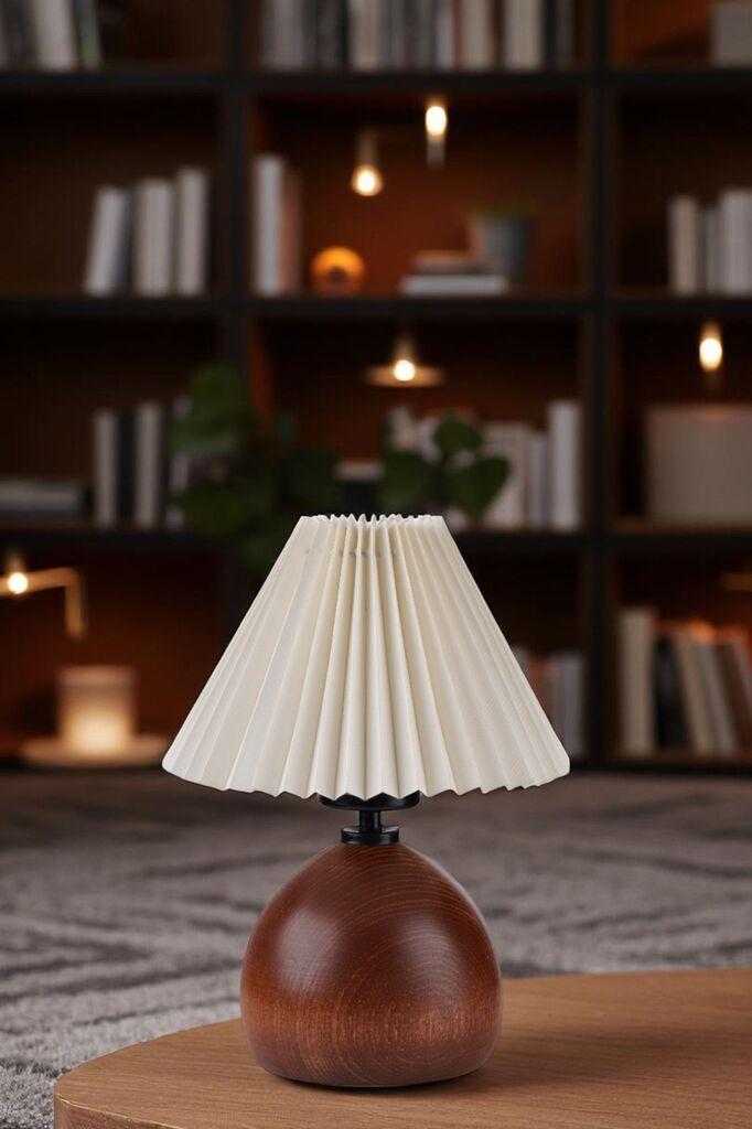 Opviq Cameron stolna lampa, smeđe-bež boje