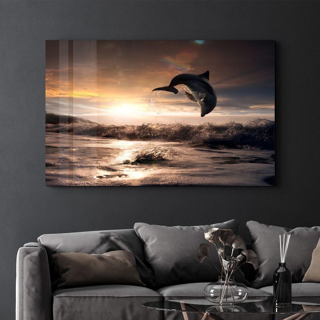 Wallity Dekorativna slika na kaljenom staklu, 70x110cm, Šareno