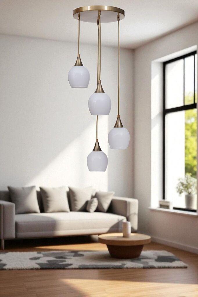 Opviq luster 2616324, bijeli