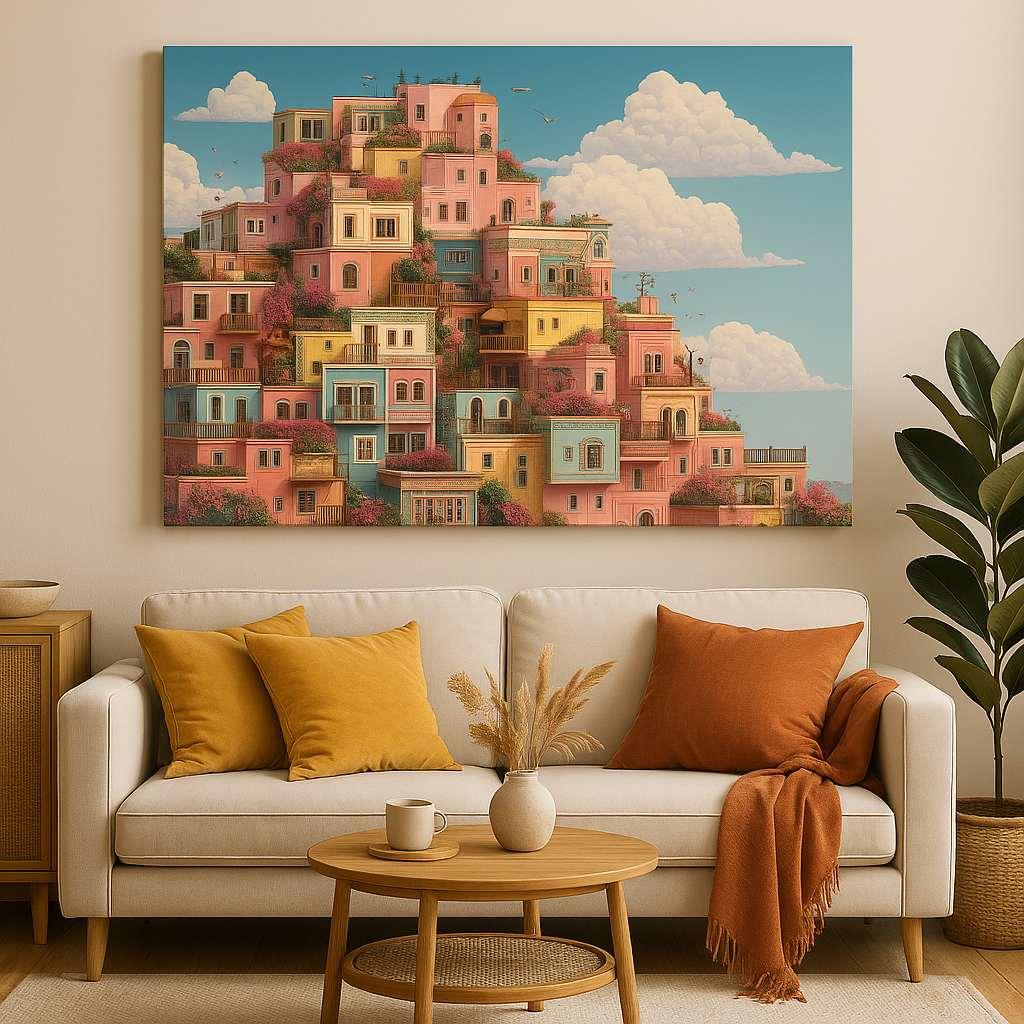 Wallity Dekorativna slika na platnu, 50x70cm, Šareno