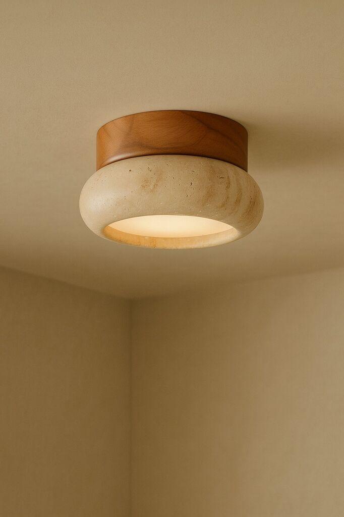 Opviq Zidna lampa Worm-S, smeđe-bež boje