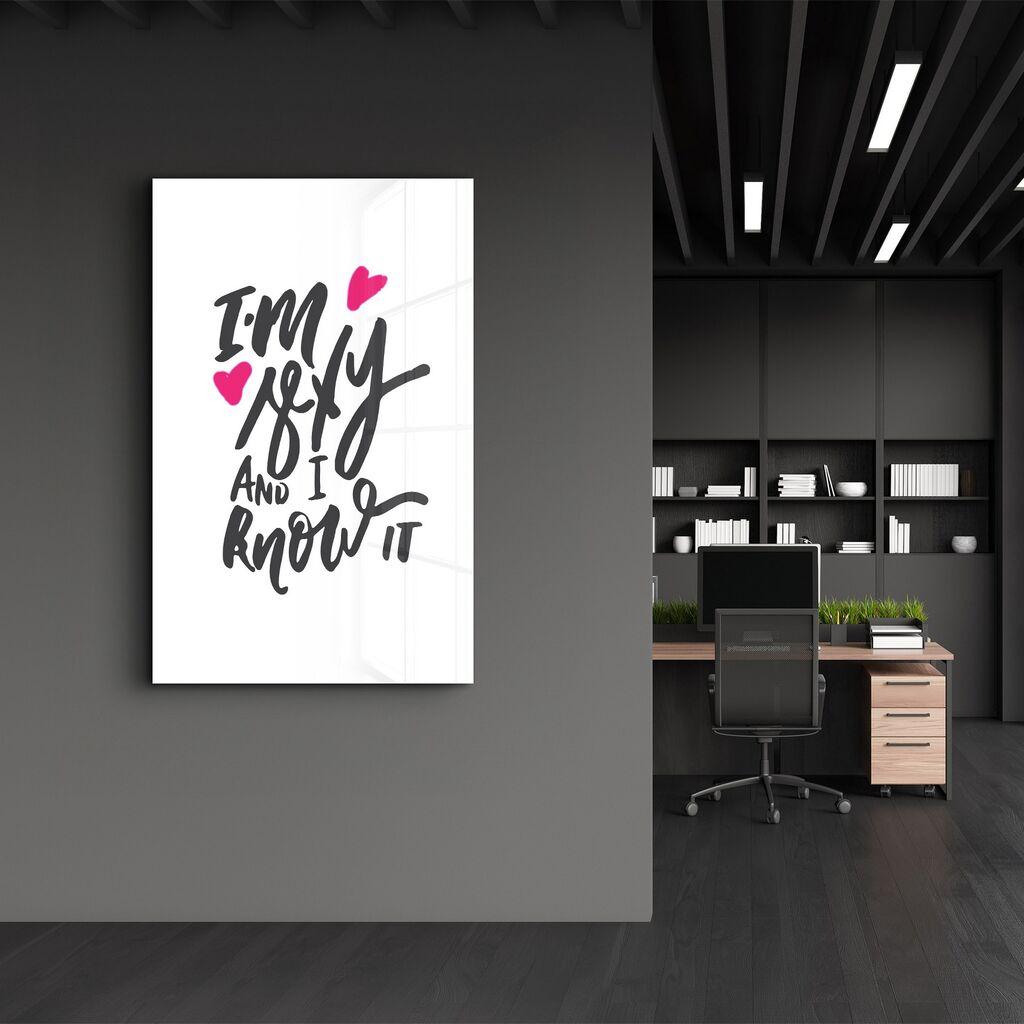 Wallity Dekorativna slika na kaljenom staklu, 35x55cm, Šareno