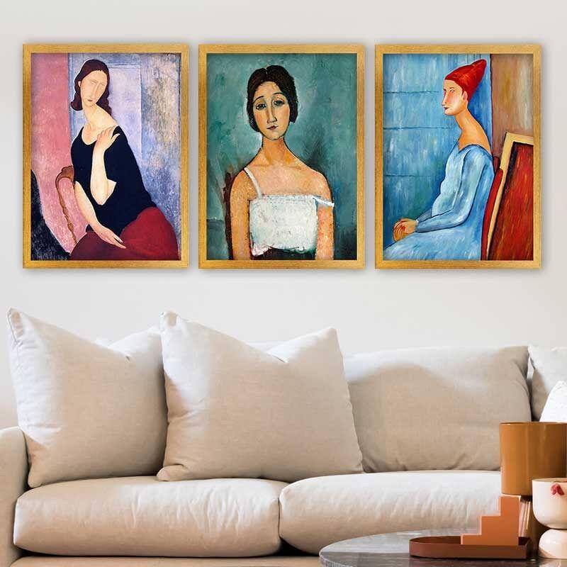 Wallity Set uramljenih slika 3AC_UN852364, 3 dijela