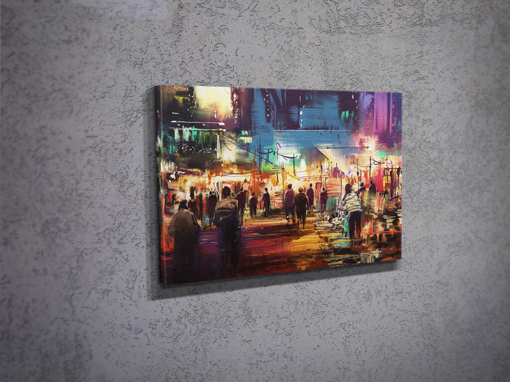 Wallity Dekorativna slika na platnu, 30x40cm, Šareno