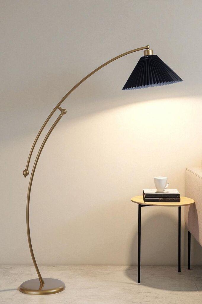 Opviq podna lampa 8972-4, zlatna boja