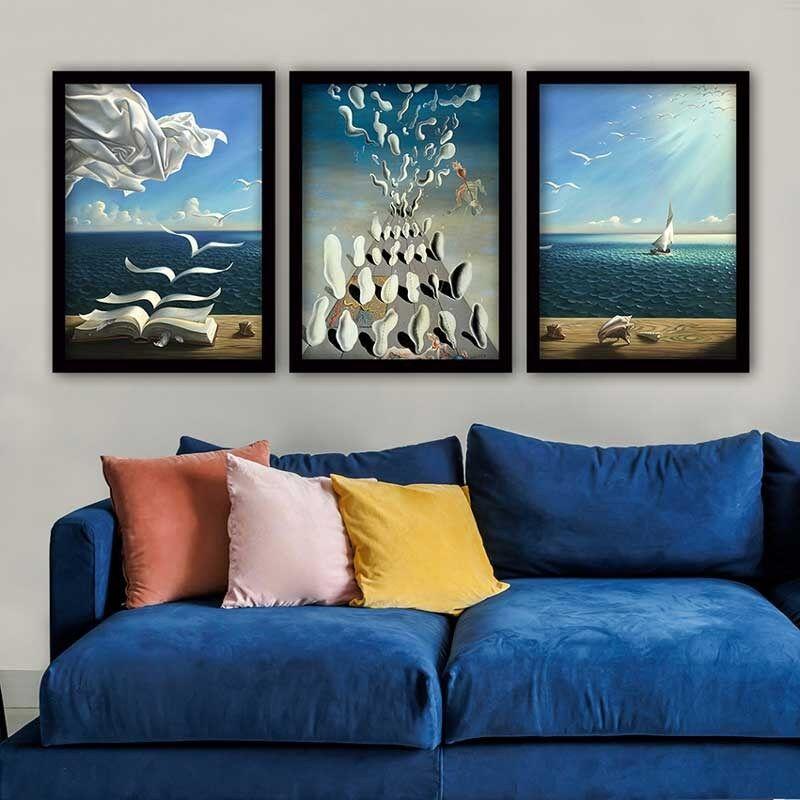 Wallity Set uramljenih slika 3SC_UN611484, 3 dijela