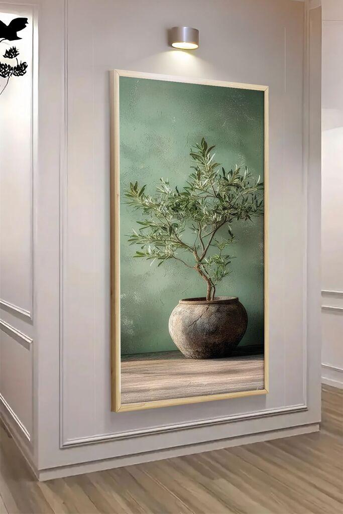 Wallity Dekorativna uramljena slika, 70x33cm, Šarena