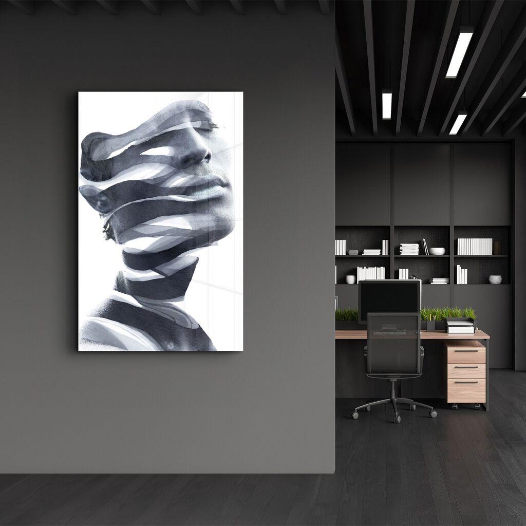 Wallity Dekorativna slika na kaljenom staklu, 70x110cm, Šareno