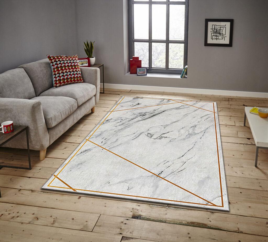 Conceptum Hypnose Tepih Asr Crpt-89, Pravougaoni, 100 x 180 cm, Sivi