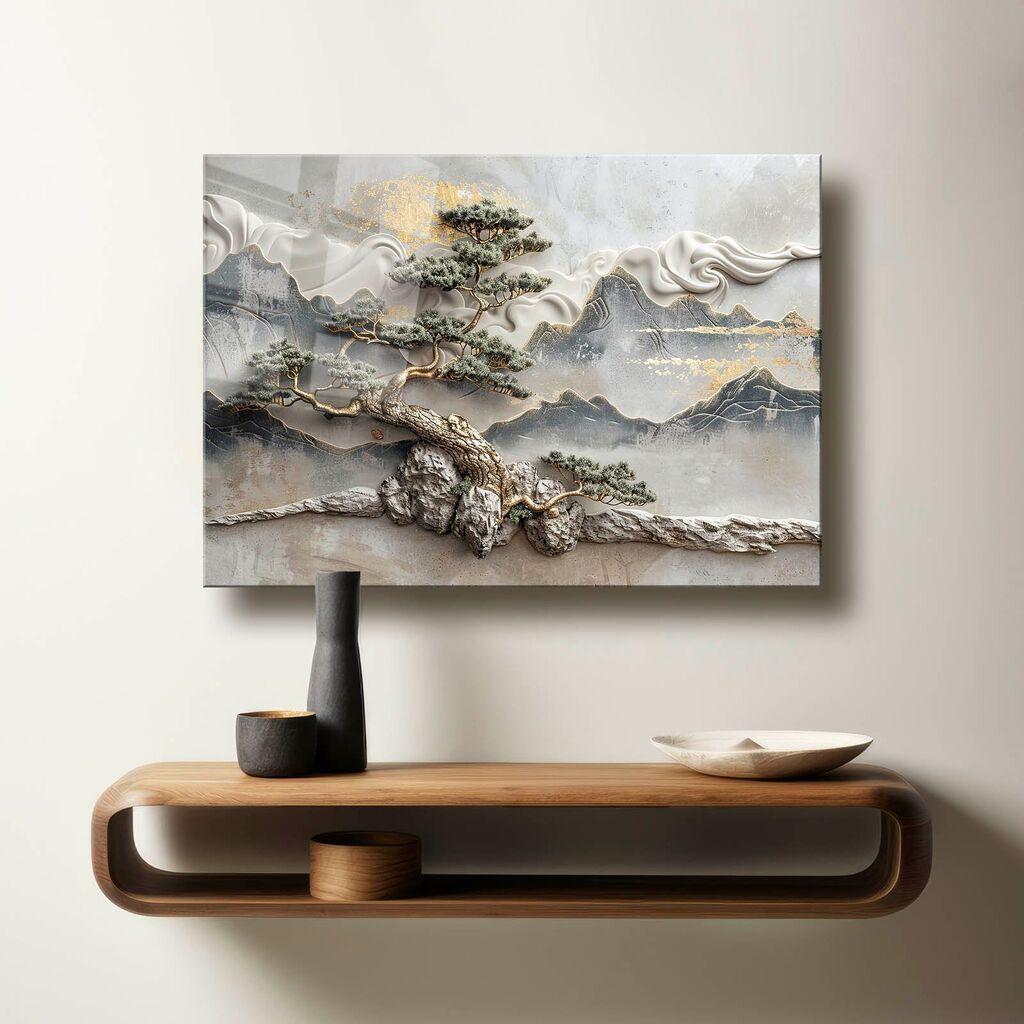 Wallity Dekorativna slika na kaljenom staklu, 50x70cm, Šareno