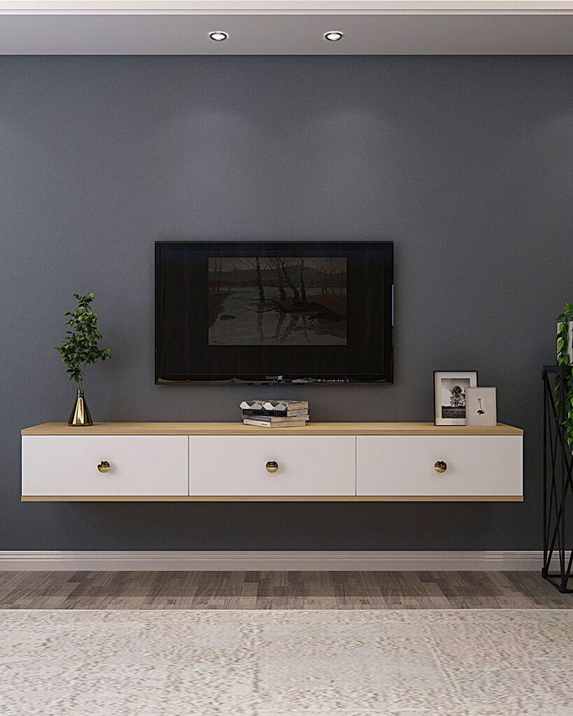 Hanah Home TV komoda Zuzu 180, Hrast
