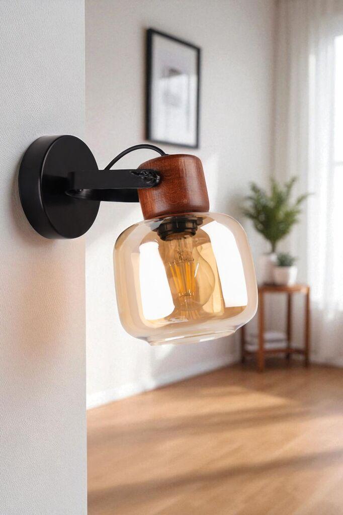 Opviq Zidna lampa 9066-1A, Crna