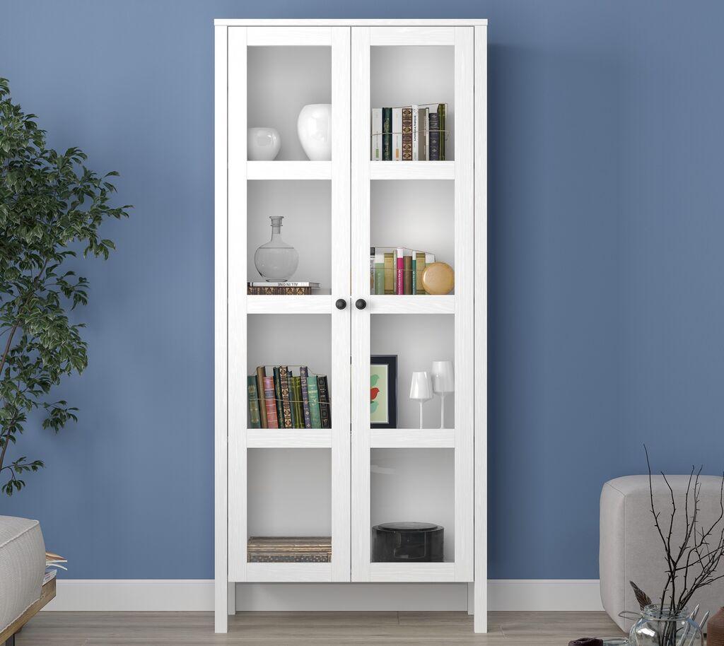 Hanah Home Bookshelf FRN-20032, 80x180x35 cm, Bijela