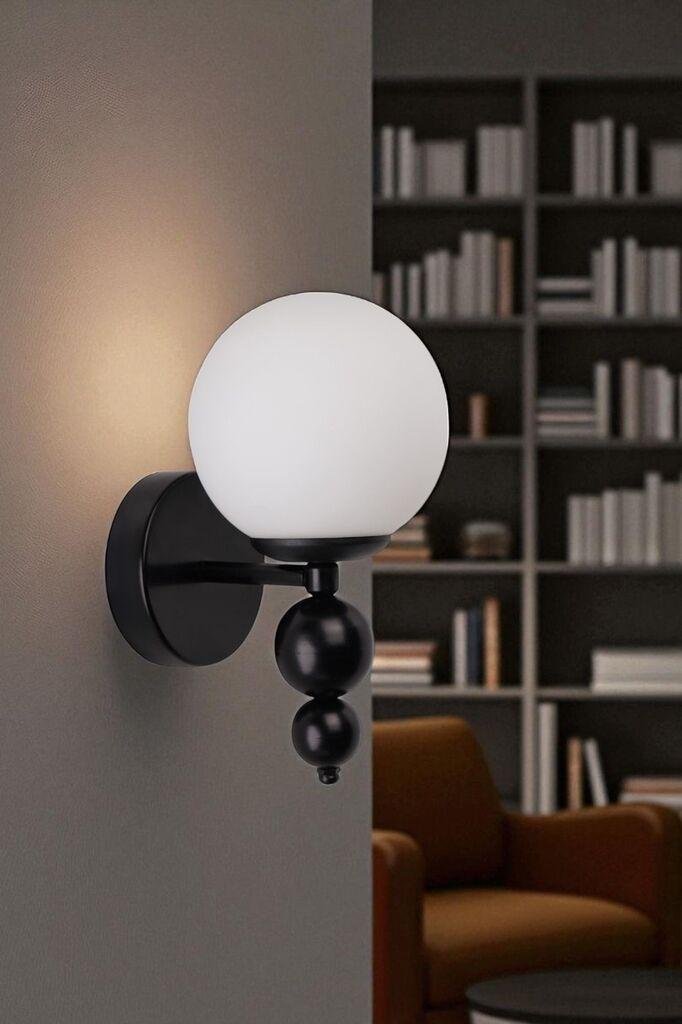 Opviq Zidna lampa 9052-1A, Crna