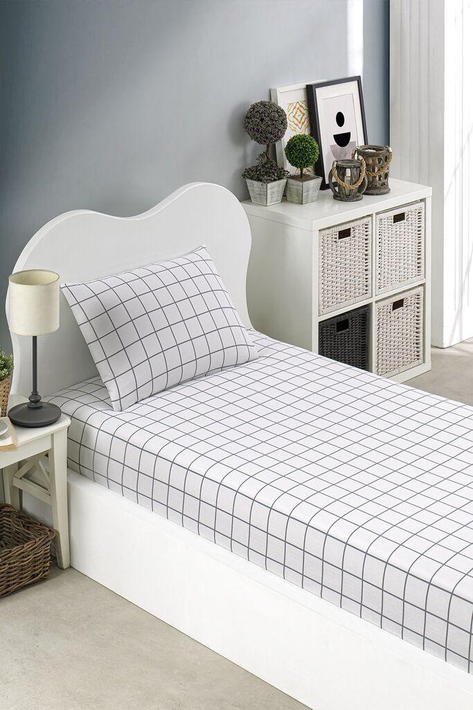 L'essentiel Maison set posteljine Artus, 200x100cm, siva