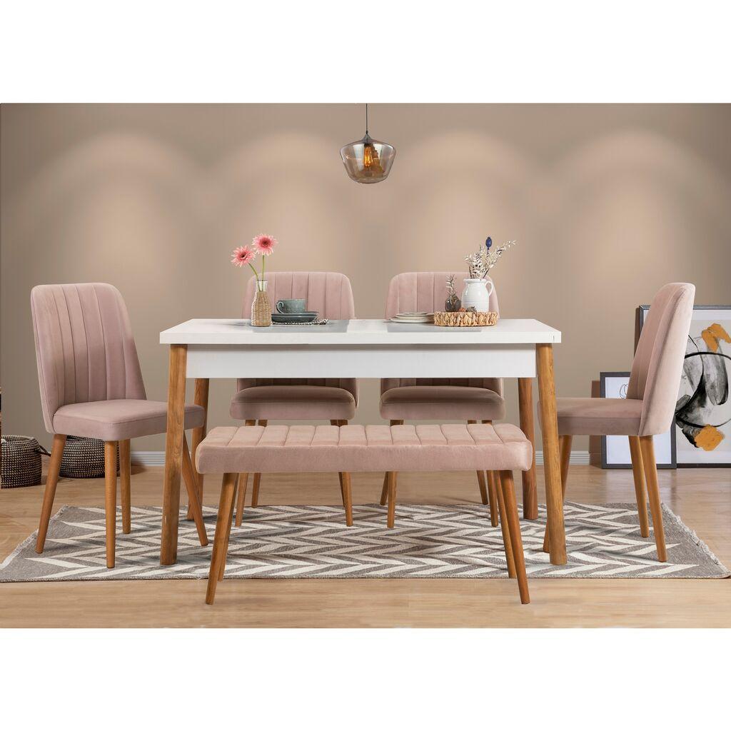 Hanah Home Trpezarijski set Costa 0900-2 AB, 6 delova, Krem