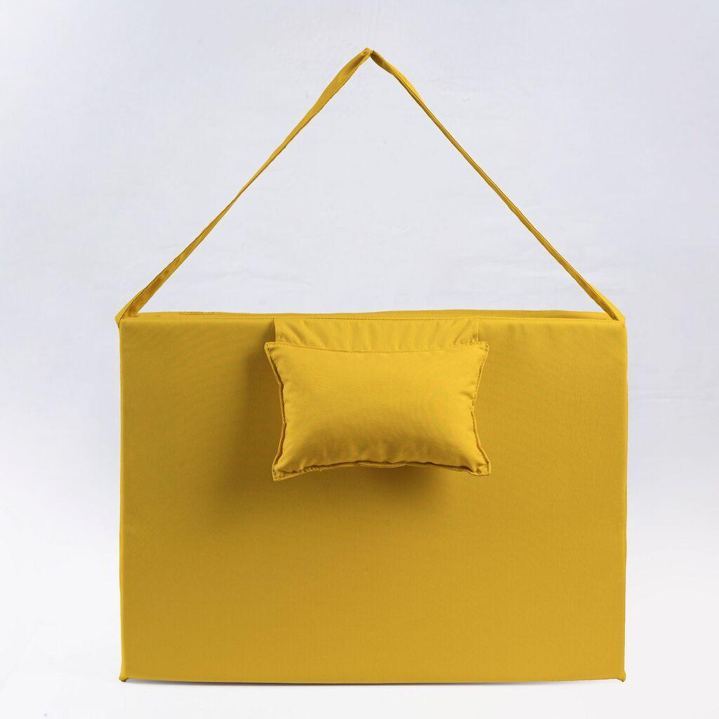 Hanah Home Sklopivi krevet Myc06, 55x180x5 cm, Žuta