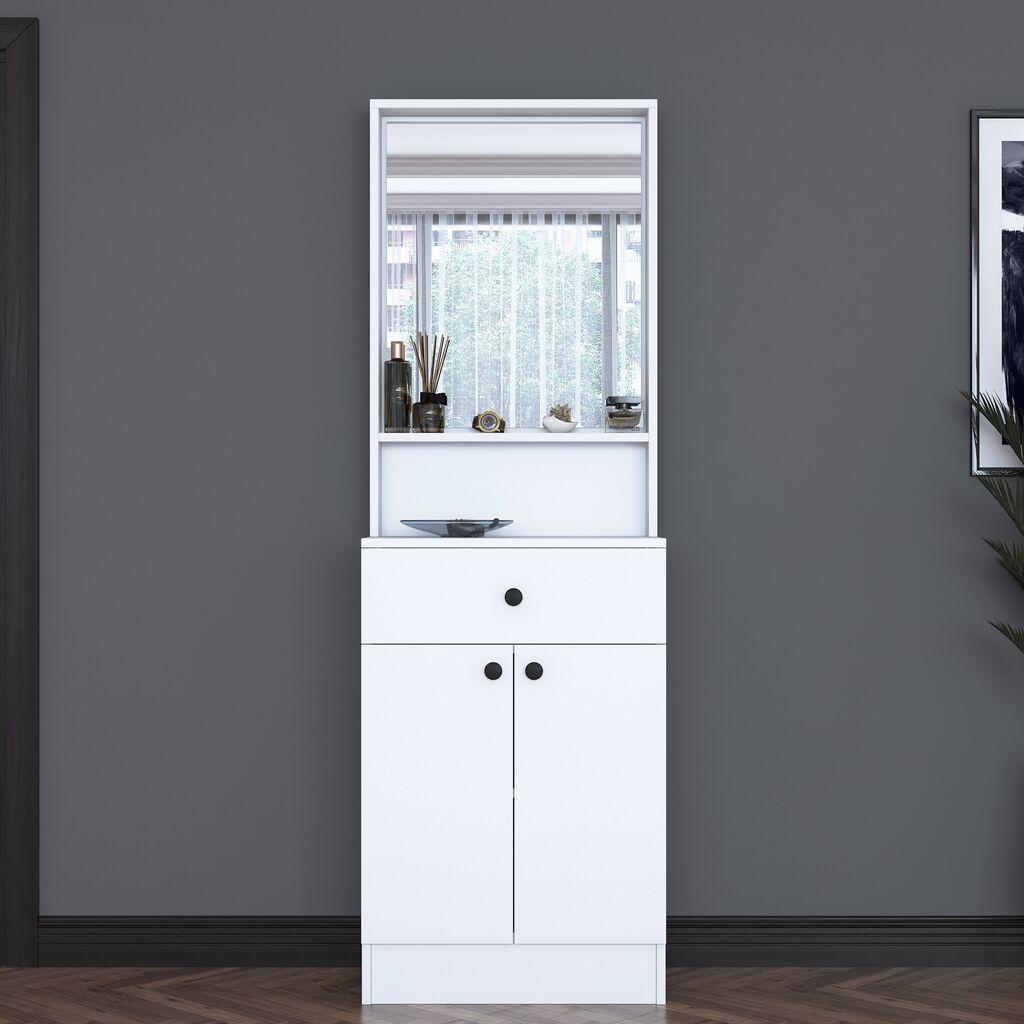 Hanah Home Komoda za hodnik P6 3293, 60x182.8x35.5 cm, Bijela