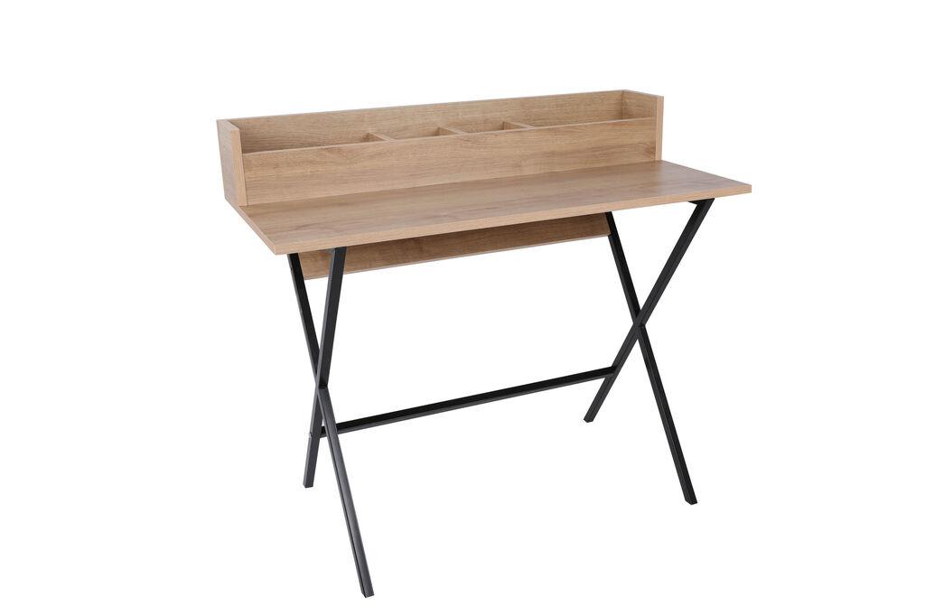 Hanah Home Stol za šminkanje Cusco, 100x50x89 cm, Boja oraha