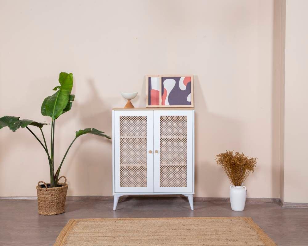 Hanah Home Commode Goose, 90x105x41 cm, Bijela