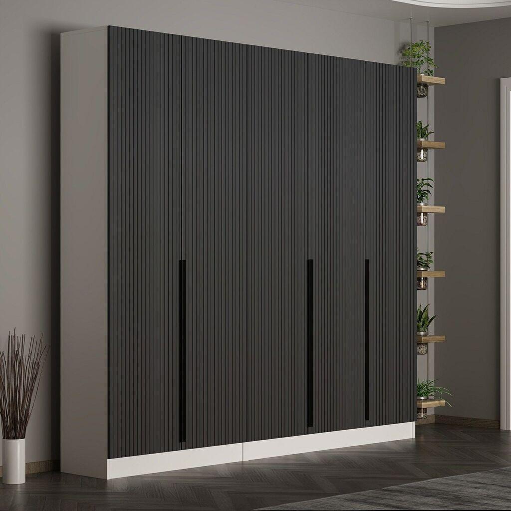 Hanah Home Ormar Noah-8267, 225x210x35 cm, Antracit