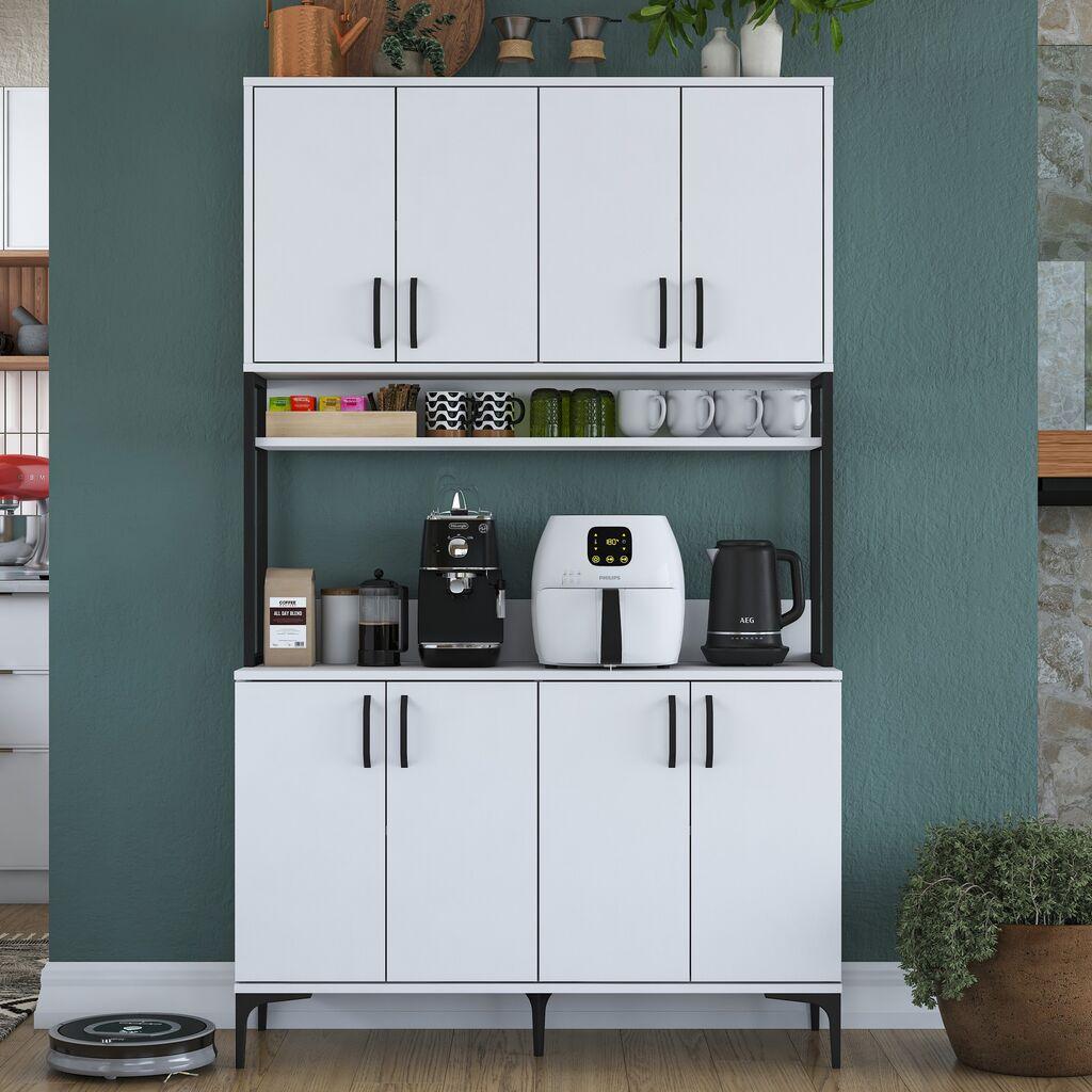 Hanah Home Komoda s ladicama JE173 3287, 120x198,6x40 cm, Bijela