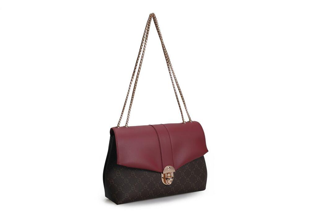 Ženska torba Lucky Bees 1228 v2, bordo-smeđa