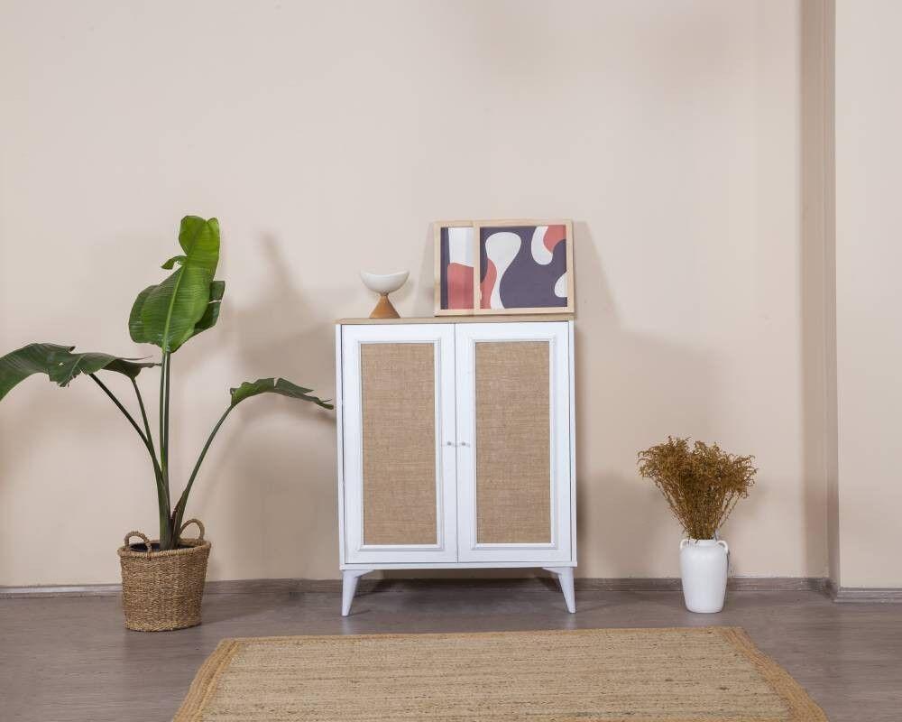 Hanah Home Komoda s ladicama, 90x105x41 cm, Bijela