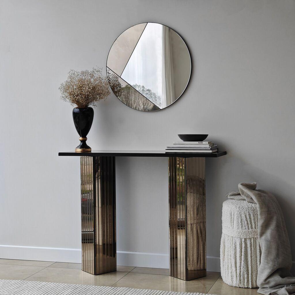 Hanah Home ogledalo Cicero, bronza