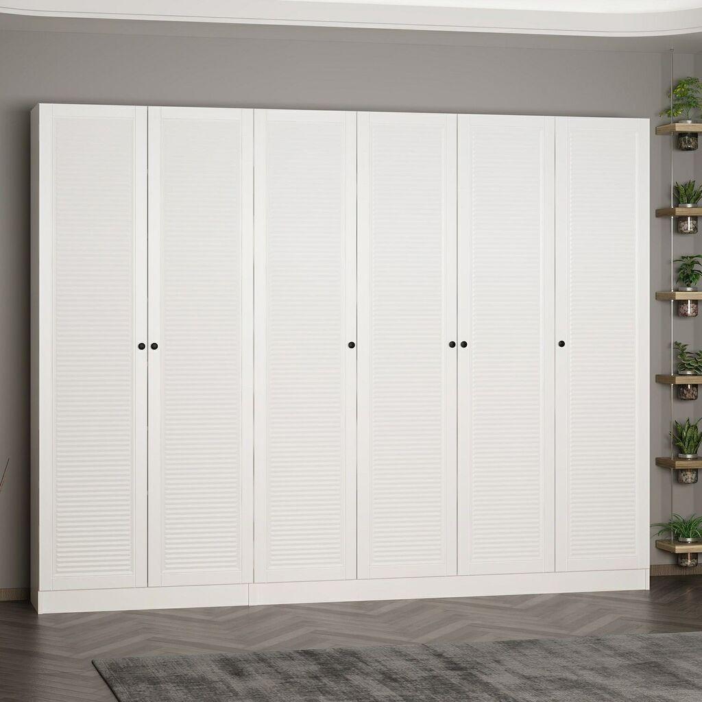 Hanah Home Ormar za hodnik Noah 8461, 270x210x35 cm, Bijela