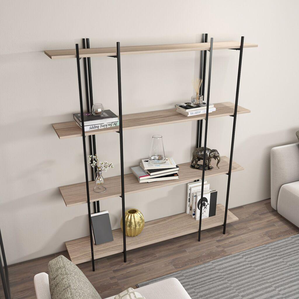 Hanah Home Polica za kuću od mahovine, 160x180x29,6 cm, Smeđa