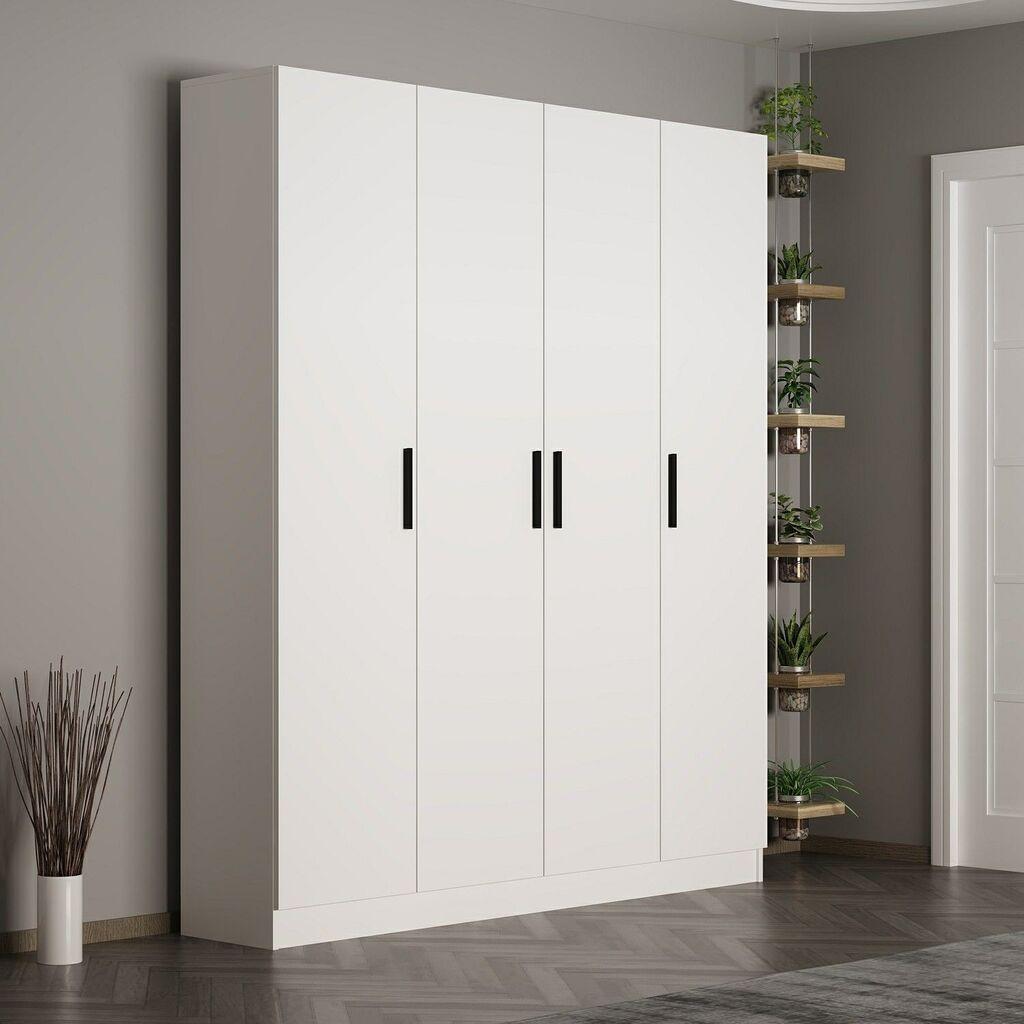 Hanah Home Ormar Noah Noah-8200, 180x210x35 cm, Bijeli