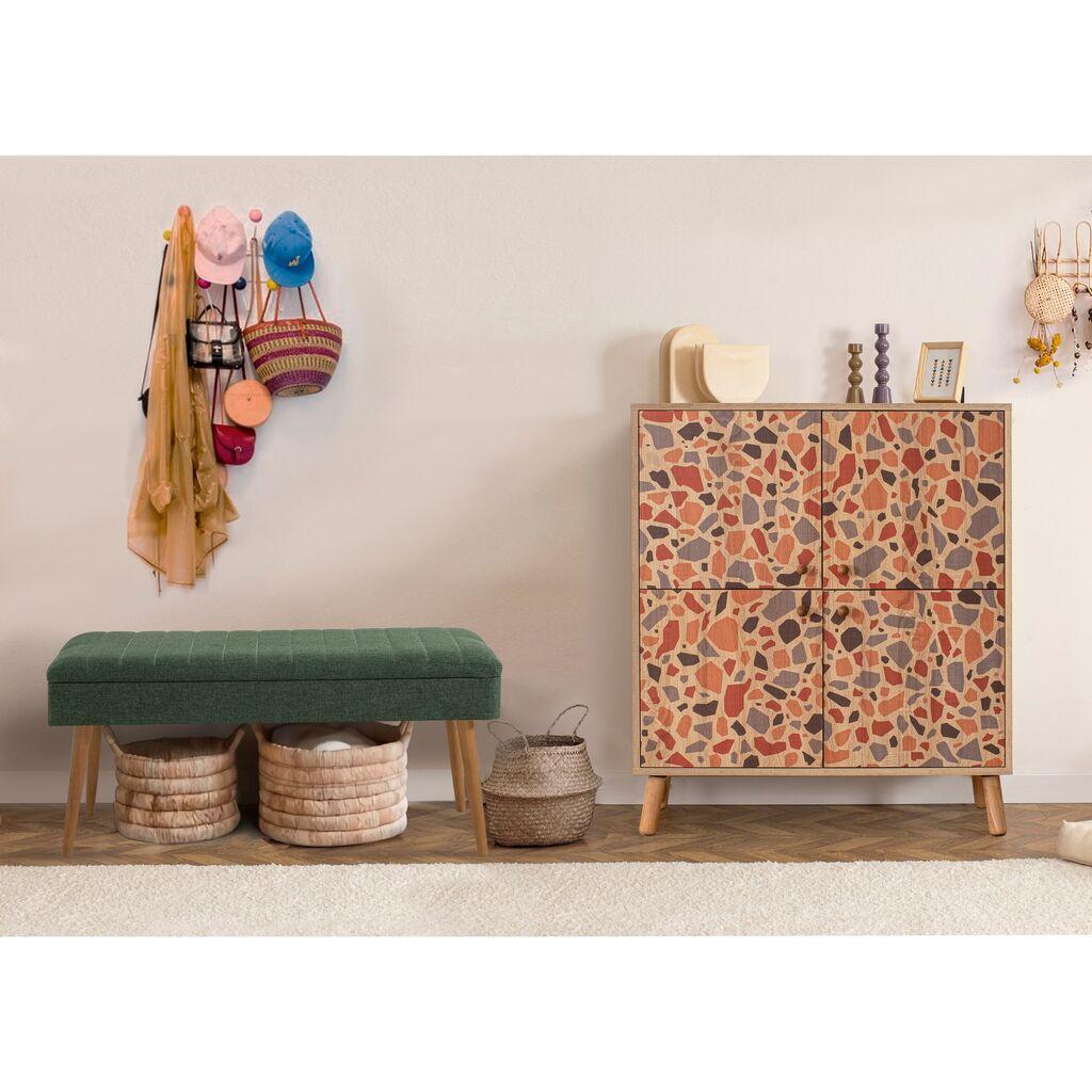 Hanah Home Set Namještaj za hodnik Multilux Pebble 1070, Zelena