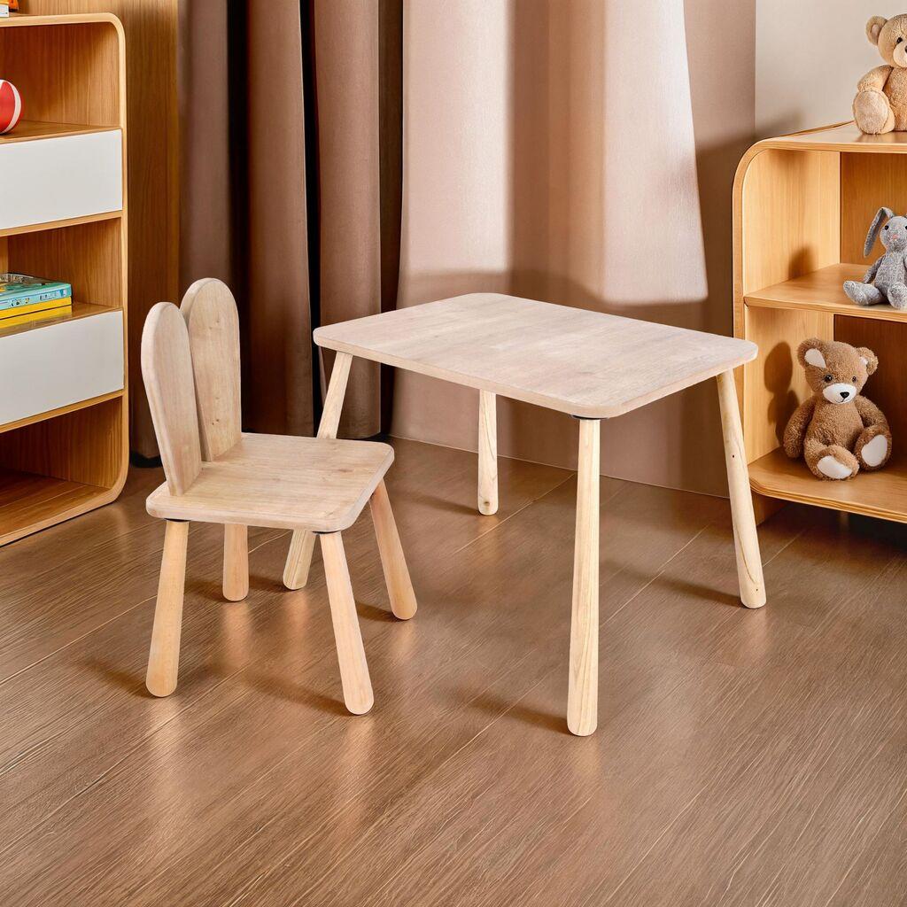 Hanah Home Dječiji sto i stolica BLTYZ-AKTV061, Boje hrasta