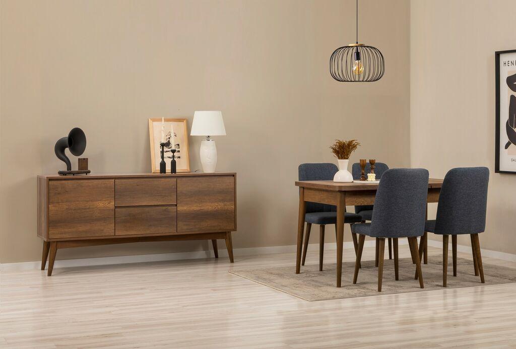 Hanah Home Trpezarijski set Vina 01 1005, Krem