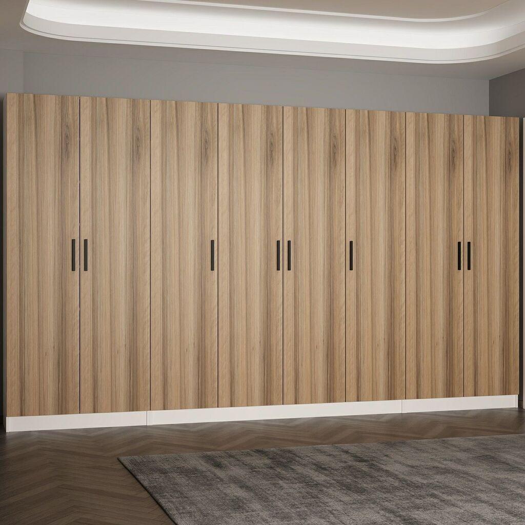 Hanah Home Ormar Noah-8228, 360x210x35 cm, Boja hrasta