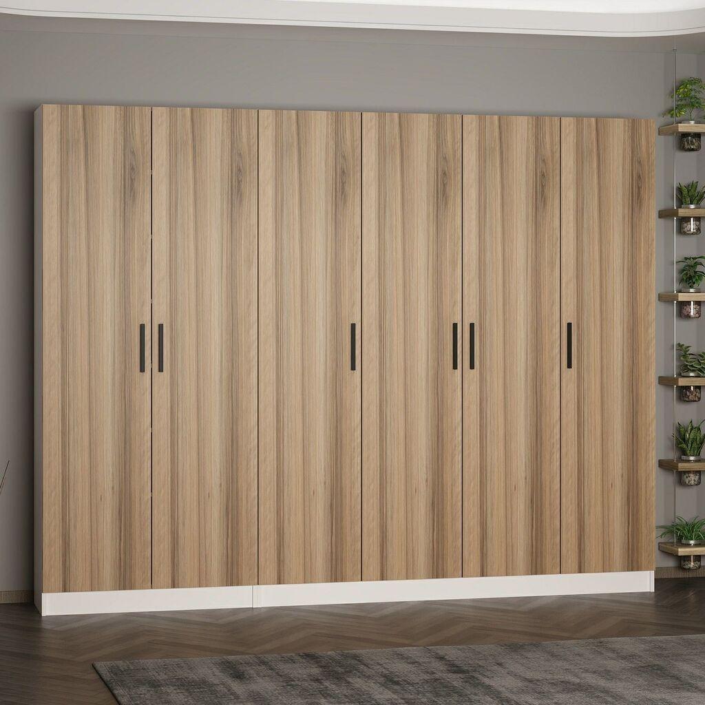 Hanah Home Ormar Noah-8224, 270x210x35 cm, Boje hrasta