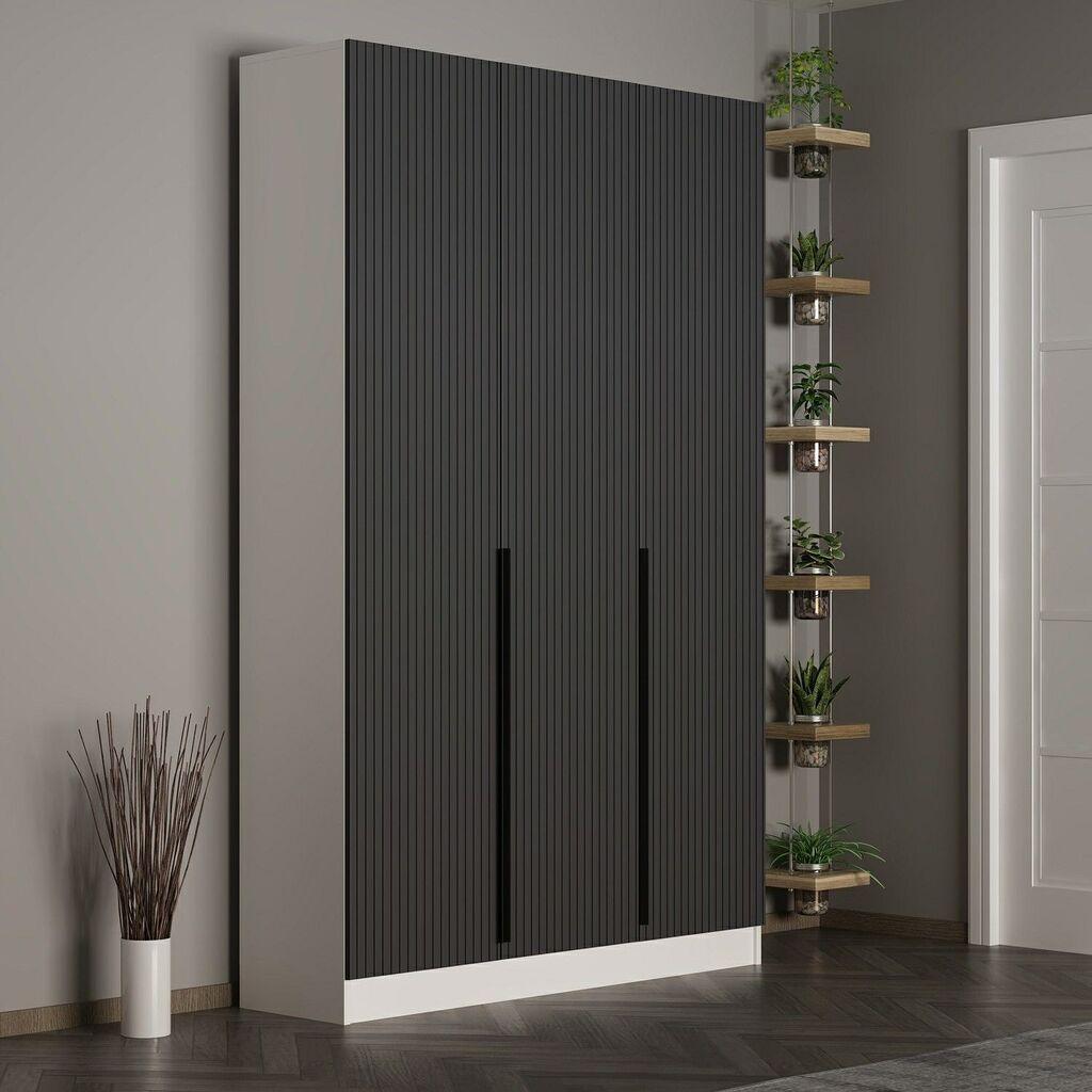 Hanah Home Ormar Noah-8265, 135x210x35 cm, Crni