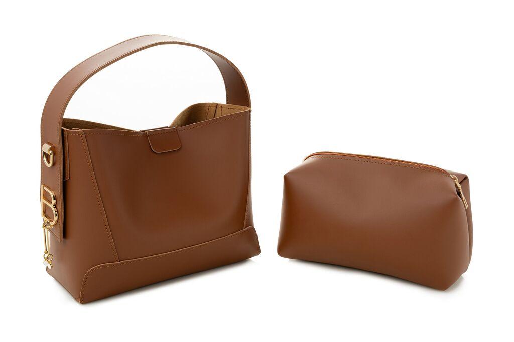 Ženska torba Lucky Bees 925, smeđa