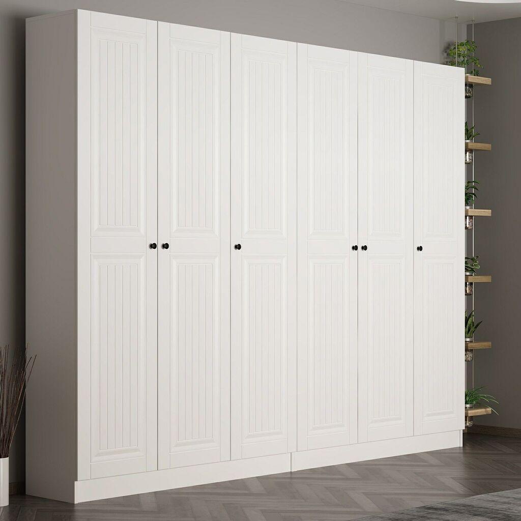 Hanah Home Ormar Noah-8247, 270x210x35 cm, Bijeli