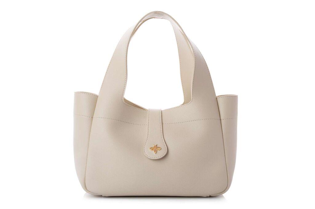 Ženska torba Lucky Bees Margot, krem ​​boje