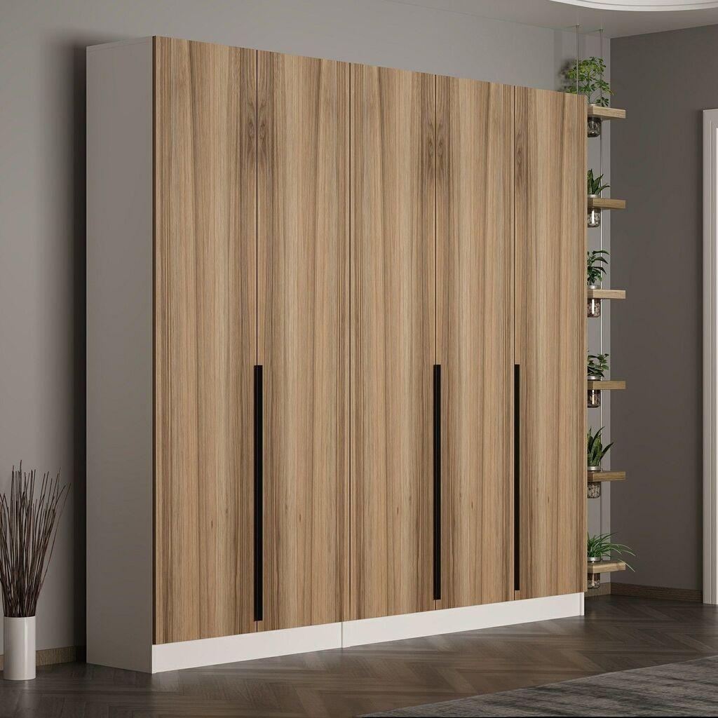 Hanah Home Ormar Noah-8278, 225x210x35 cm, Boja hrasta