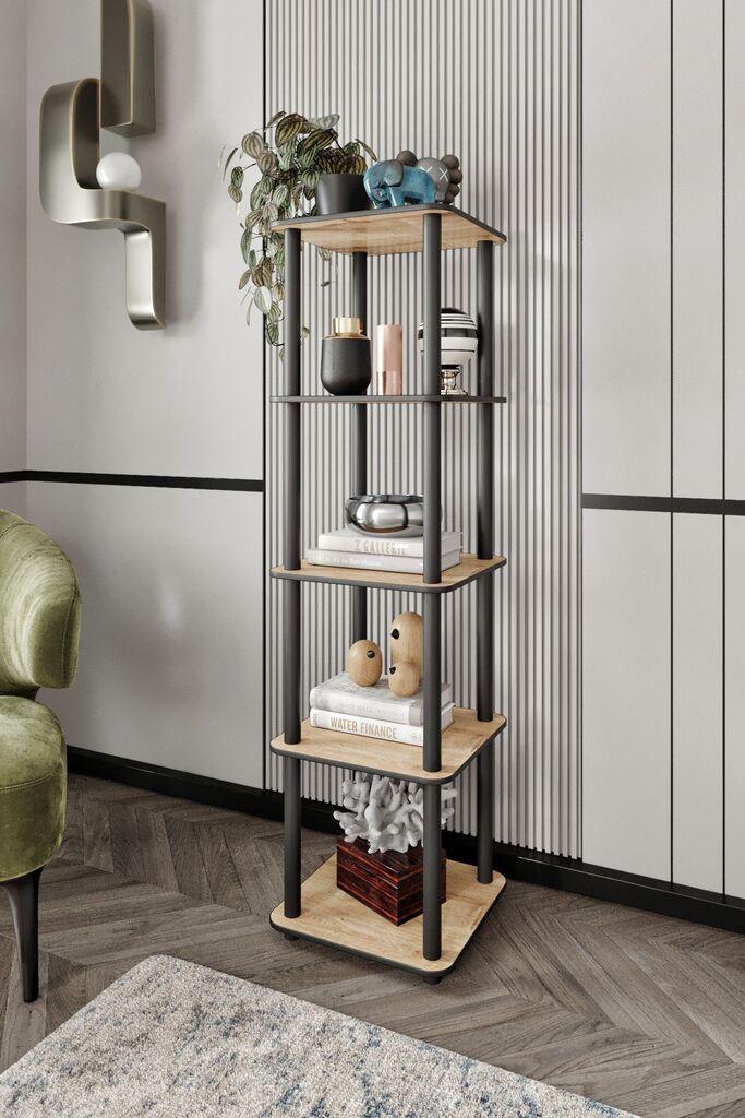 Hanah Home polica za knjige, 34x140x34 cm, boje hrasta