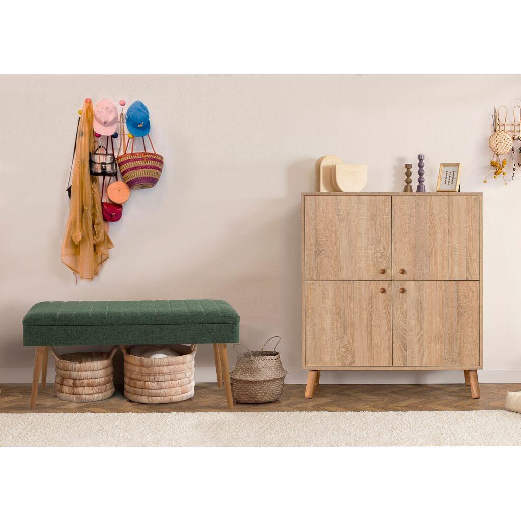 Hanah Home Set Namještaj za hodnik Multilux 200 1070, Zelena