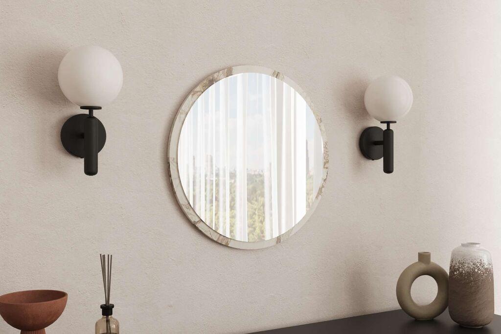 Ogledalo Hanah Home Ozze, prljavo bijelo