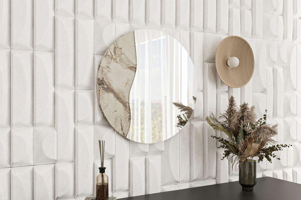 Hanah Home Mirror Oula, prljavo bijela