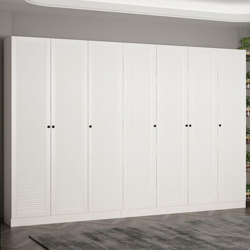 Hanah Home Ormar za hodnik Noah 8464, 315x210x35 cm, Bijela